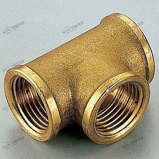 Тройник ВР  3/4''х1/2''х3/4'' латунь TIEMME 1500049