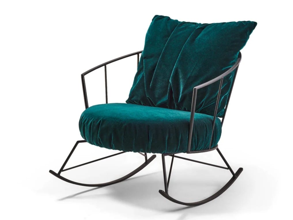 Тканевое кресло-качалка с подлокотниками Bullfrog OD GIN ARCH-00010306