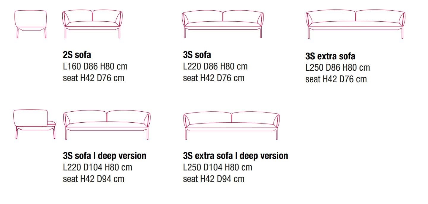 Ткань диван MDF Italia Yale ARCH-00124820 - Вид №5