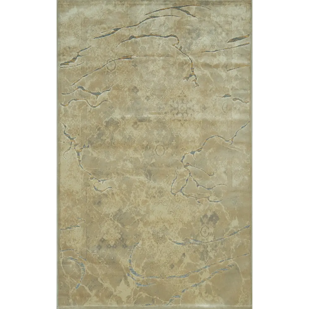 Ковер вискоза Рим 1047W 75x150 см цвет бежевый CTIM STLM-2020323 - Вид №1