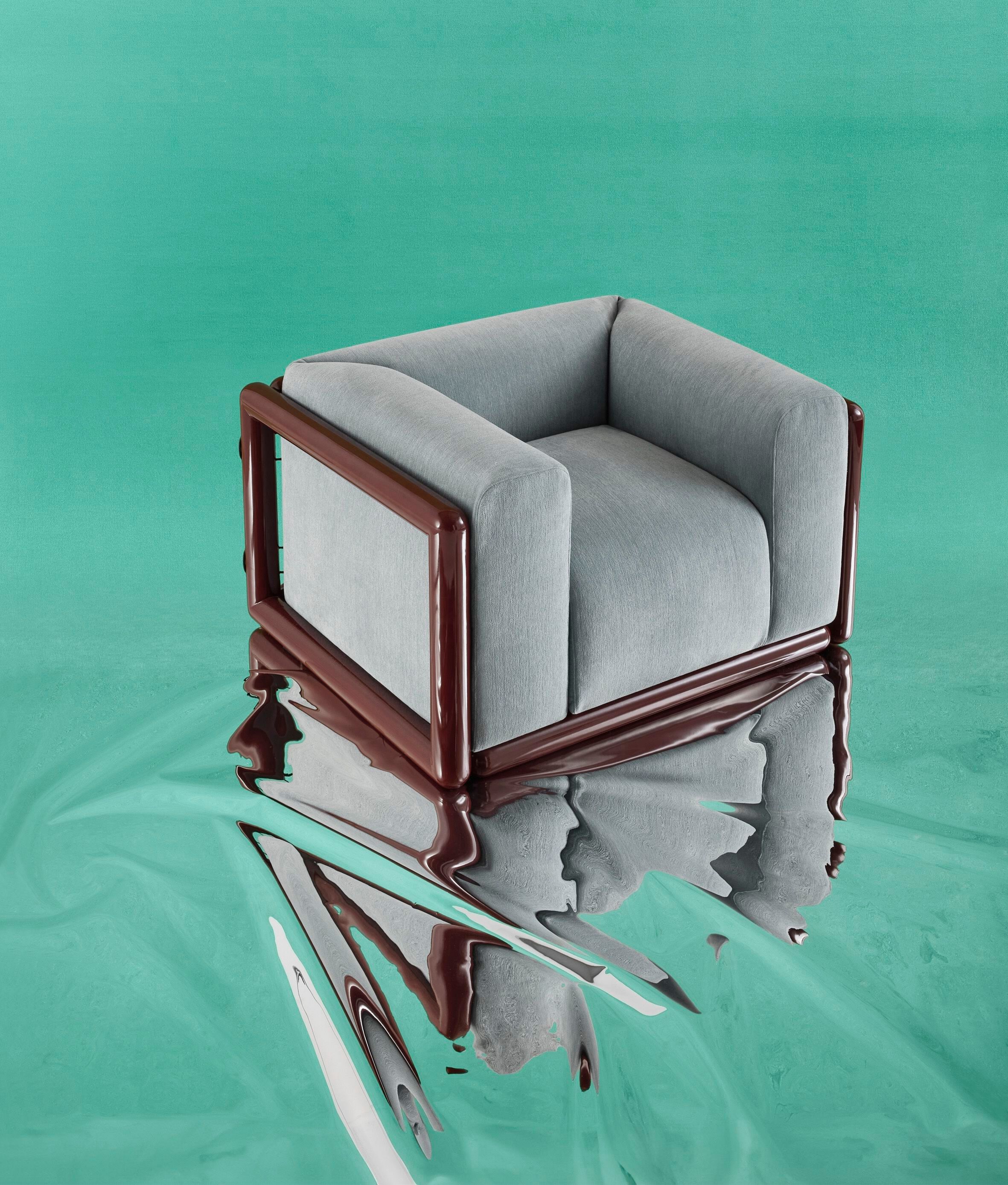 Тканевое кресло с подлокотниками CASSINA Cornaro ARCH-00118974 - Вид №2