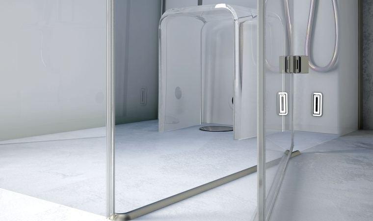 Jacuzzi® Многофункциональная душевая кабина из хрусталя с турецкой баней Cloud sun-id-1492291 - Вид №2