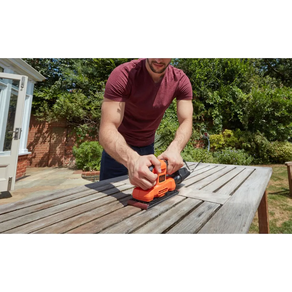 Вибрационная шлифмашина сетевая Black&Decker BEW220, 150 Вт, 90x187 мм BLACK + DECKER STLM-2057776 - Вид №5