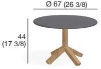 RODA Садовый журнальный столик Root sun-id-1495832 - Вид №3