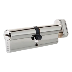 Цилиндр Apecs SM-100(45C/55)-C-NI, 45x55 мм, ключ/вертушка, цвет никель 82379239 STLM-2172448
