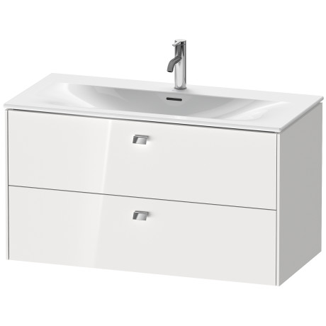 BR431300909 Тумбочка подвесная Brioso #BR4313 1020 x 479 мм Светло-голубой матовый декор Duravit - Вид №2