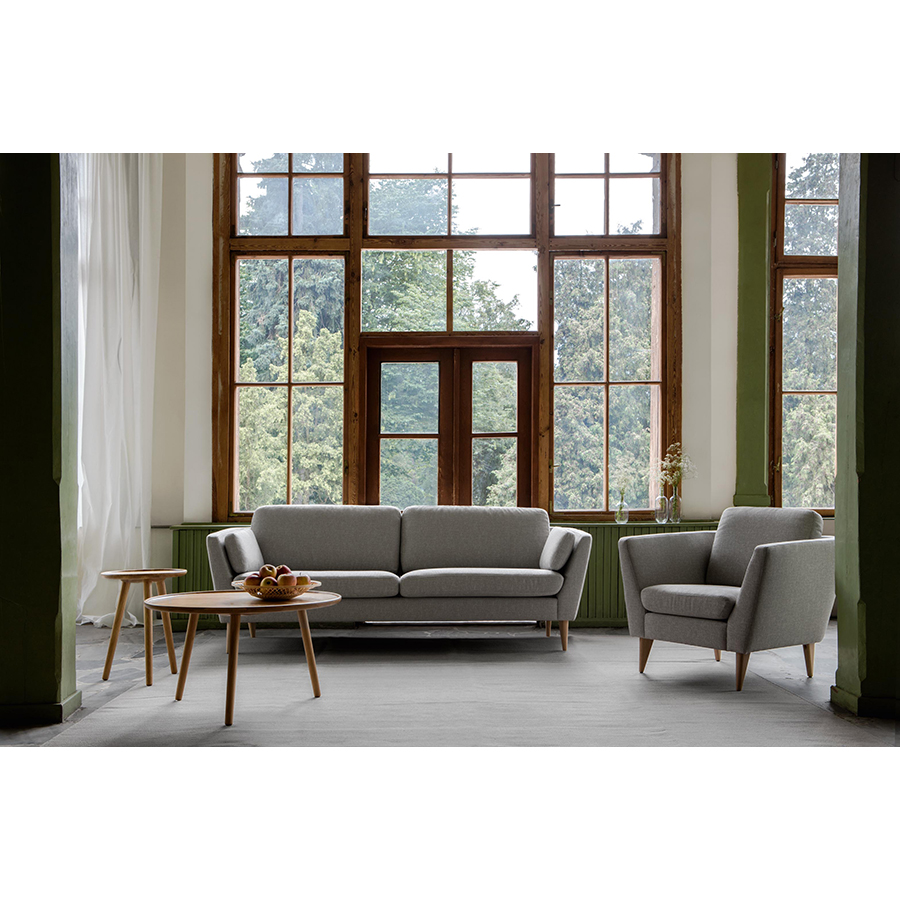 Диван Mynta, трехместный, серо-бежевый Sits S1454 - Вид №1