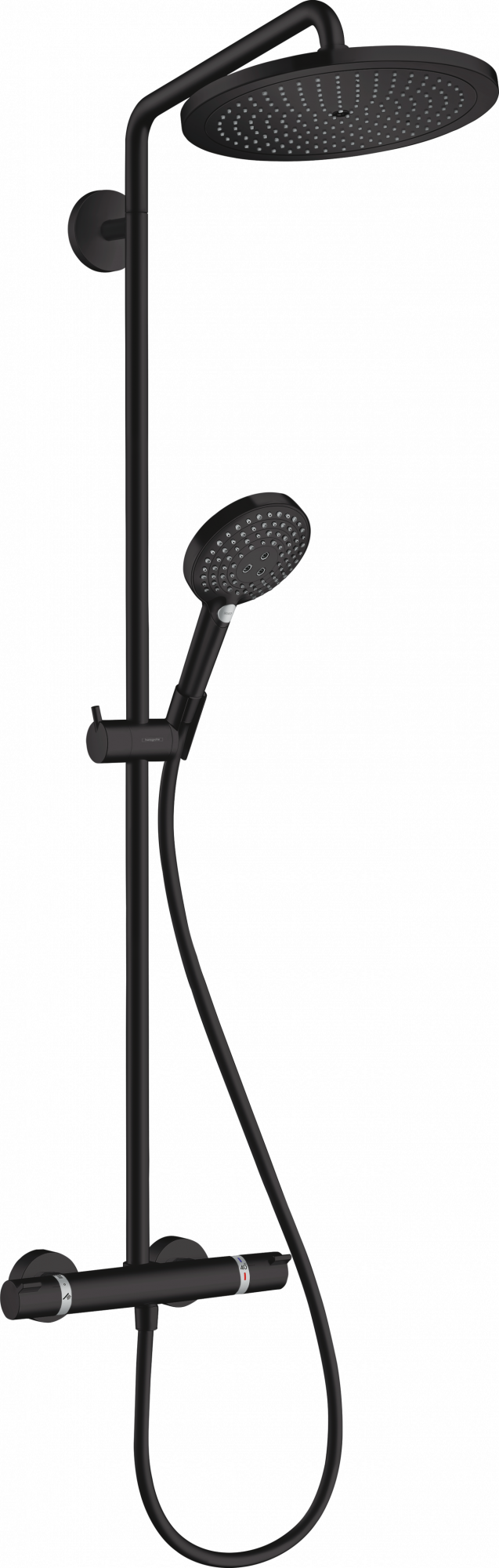 26891670 Croma Select S Showerpipe 280 1jet EcoSmart 9 л / мин с термостатом и ручным душем Raindance Select S 120 3jet Hansgrohe 