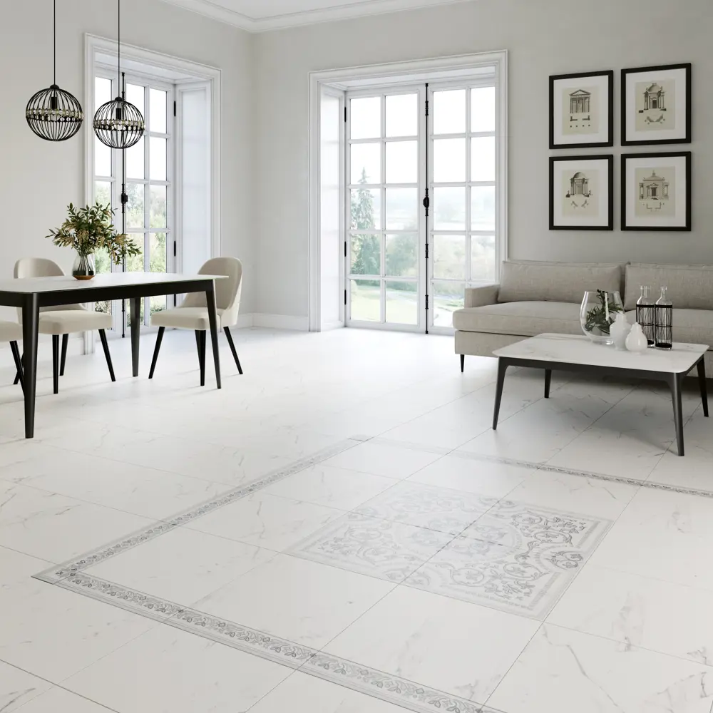 Бордюр LB Ceramics Бьянка Каррара для элегантной отделки пола 88295562 STLM-0945849 - Вид №3