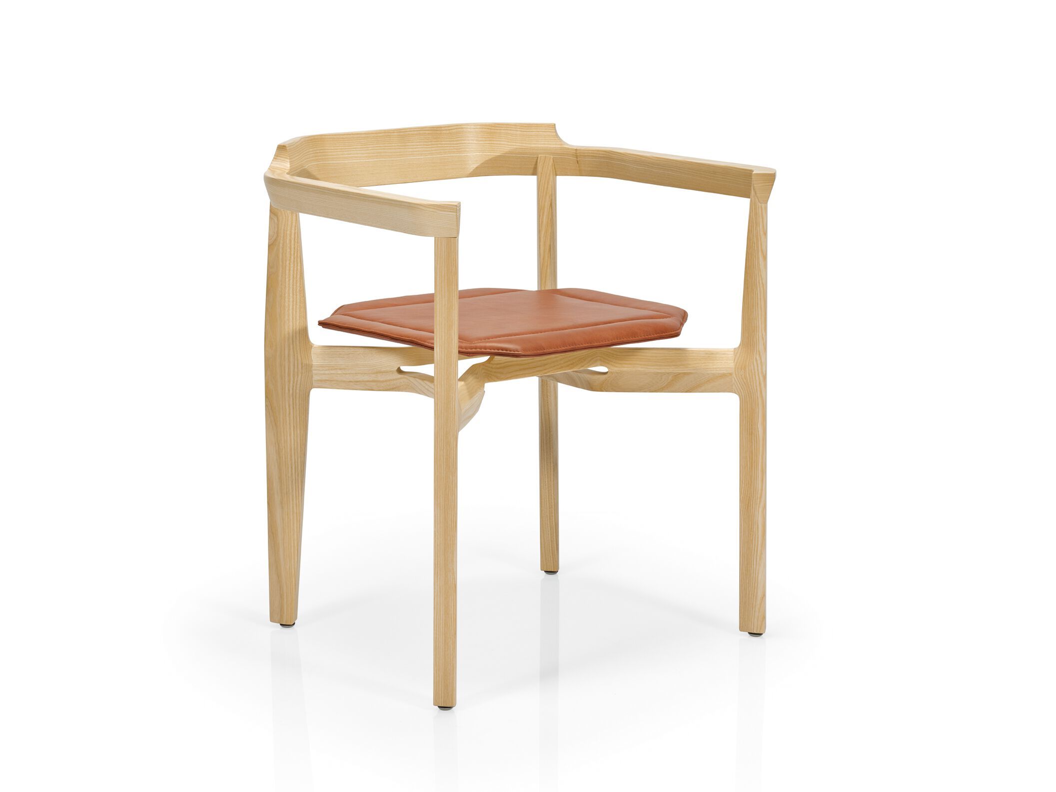 Деревянный стул с подлокотниками More Contract ARCH-00121507