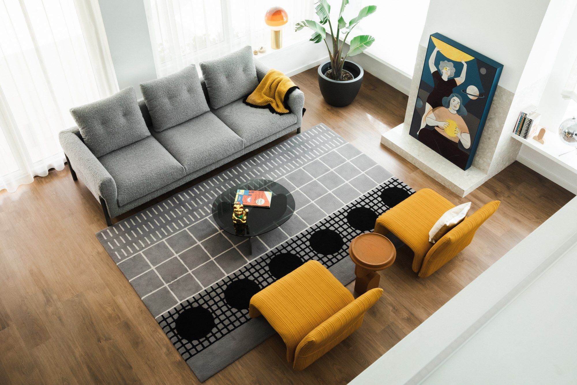 3-местный тканевый диван SANCAL Momic ARCH-00112987 - Вид №1