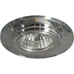 Светильник точечный встраиваемый S211 CL/WH MR16 3W 65 мм, 2.5 м², цвет хром/прозрачный