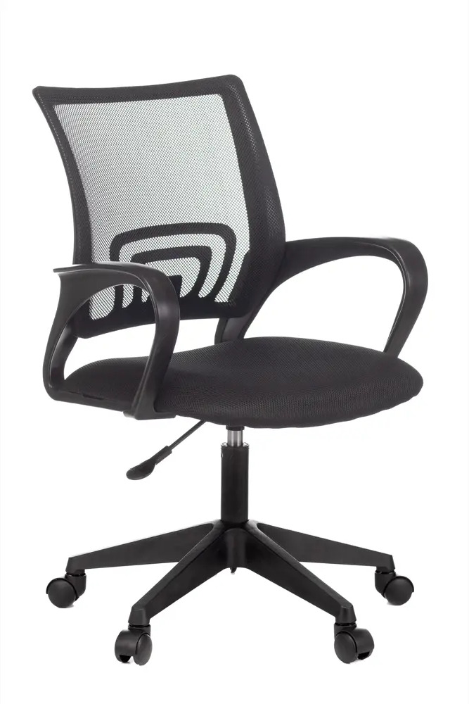 90458380 Кресло компьютерное Topchairs St-basic-black сетка/ткань цвет черный STLM-1100054