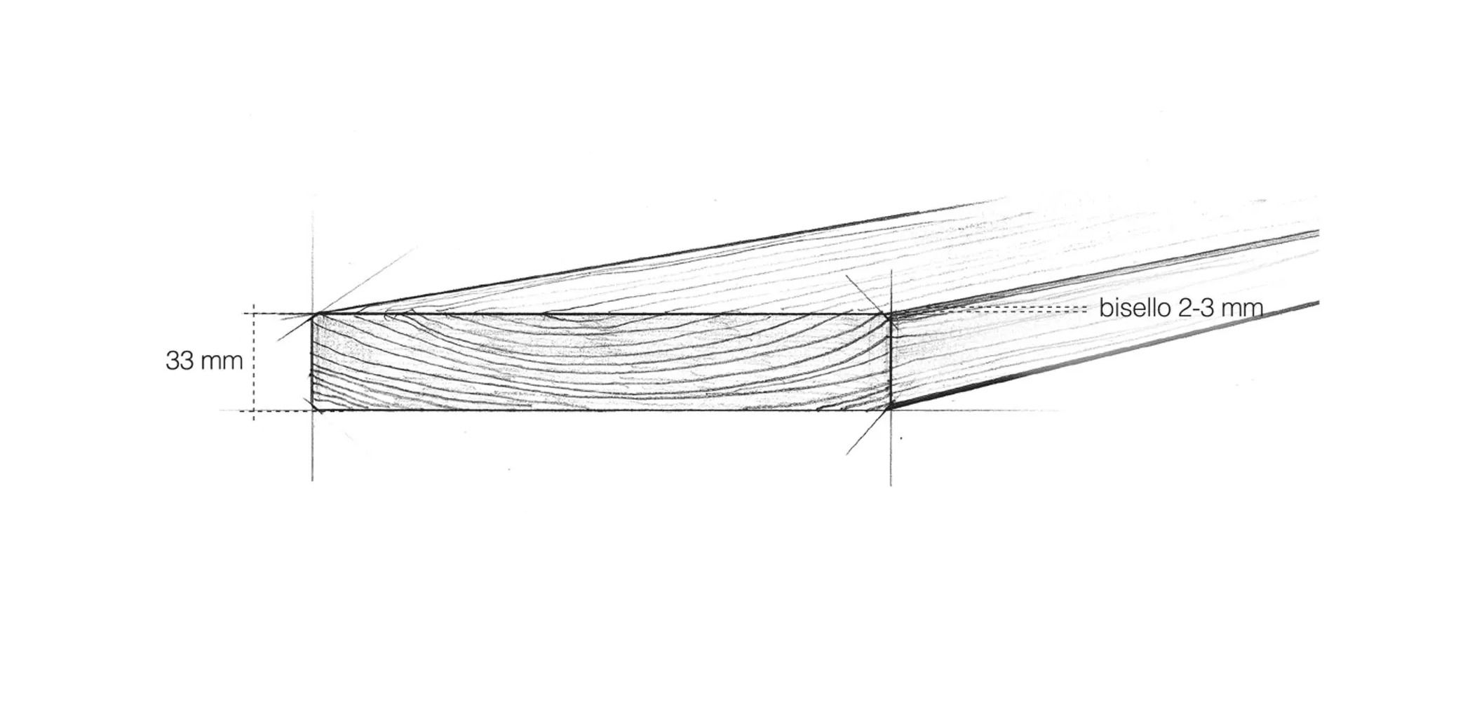 Биосовместимая трехслойная деревянная лестница Fiemme Tremila SCALA CON PEDATA BIFACCIALE AUTOPORTANTE ARCH-00094515 - Вид №11