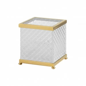 FS09C-653 FS09C-653 Диспенсер для салфеток для гостей ЛОСАН РАЗМЕР КРИСТАЛЛ Cristal & Bronze CRISTAL TAILLE “LOSANGE” CISELÉ