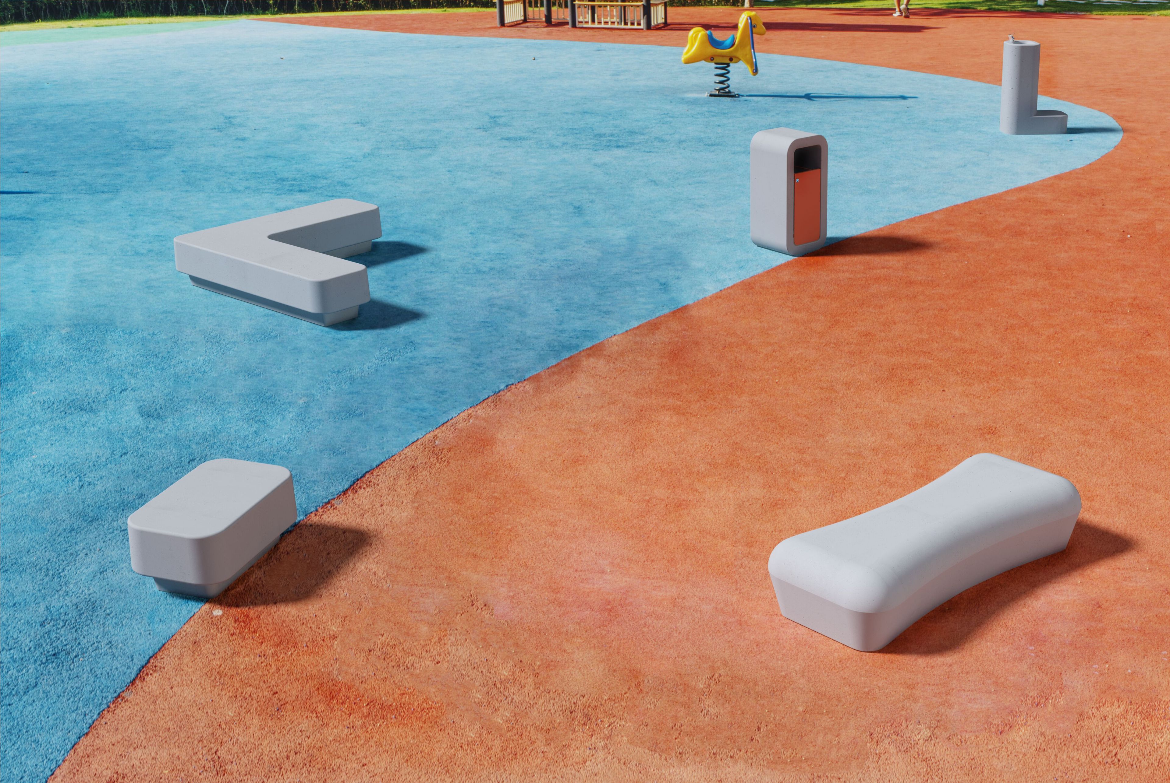 Скамейка из армированного волокном бетона SIT Kid ARCH-00112739 - Вид №3