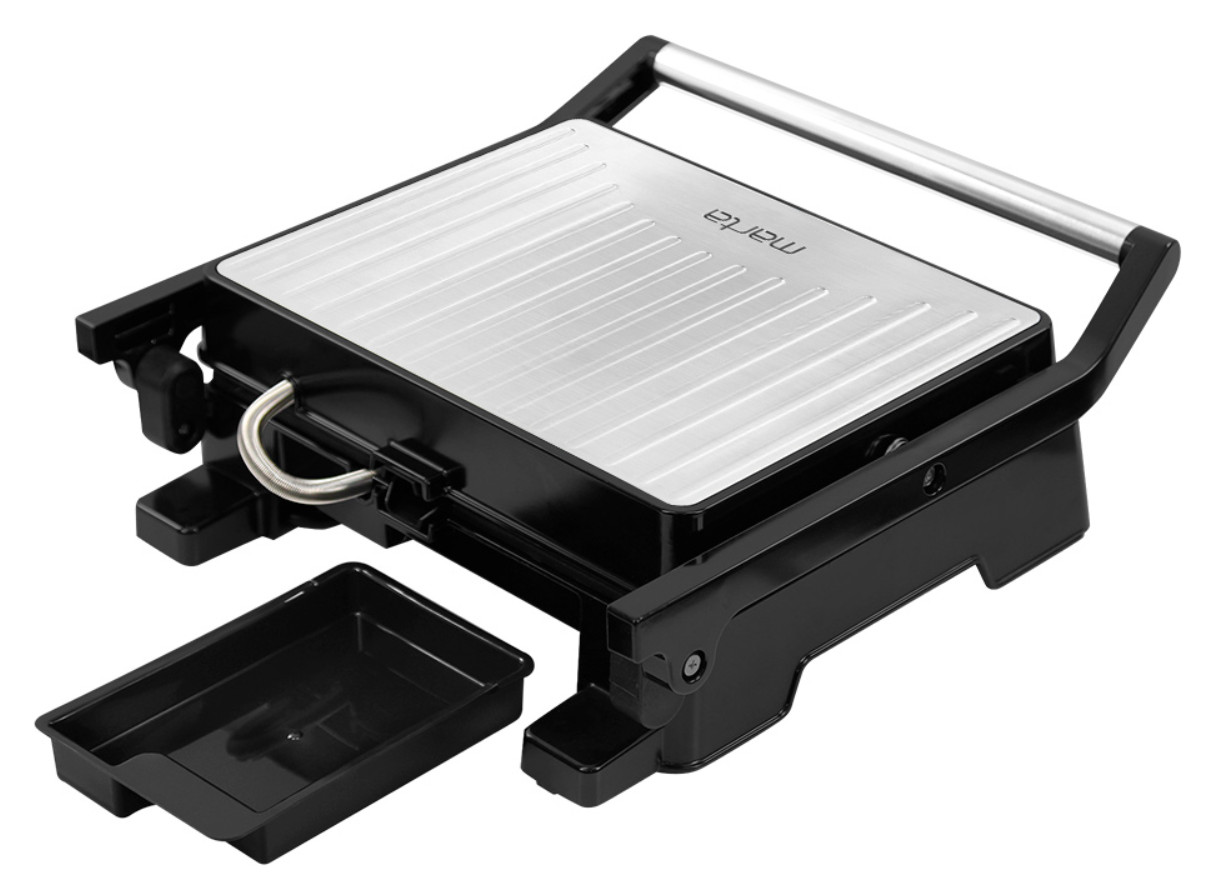 9162121 Гриль Marta MT-SM1764B серебристый STDN-0106068 - Вид №5