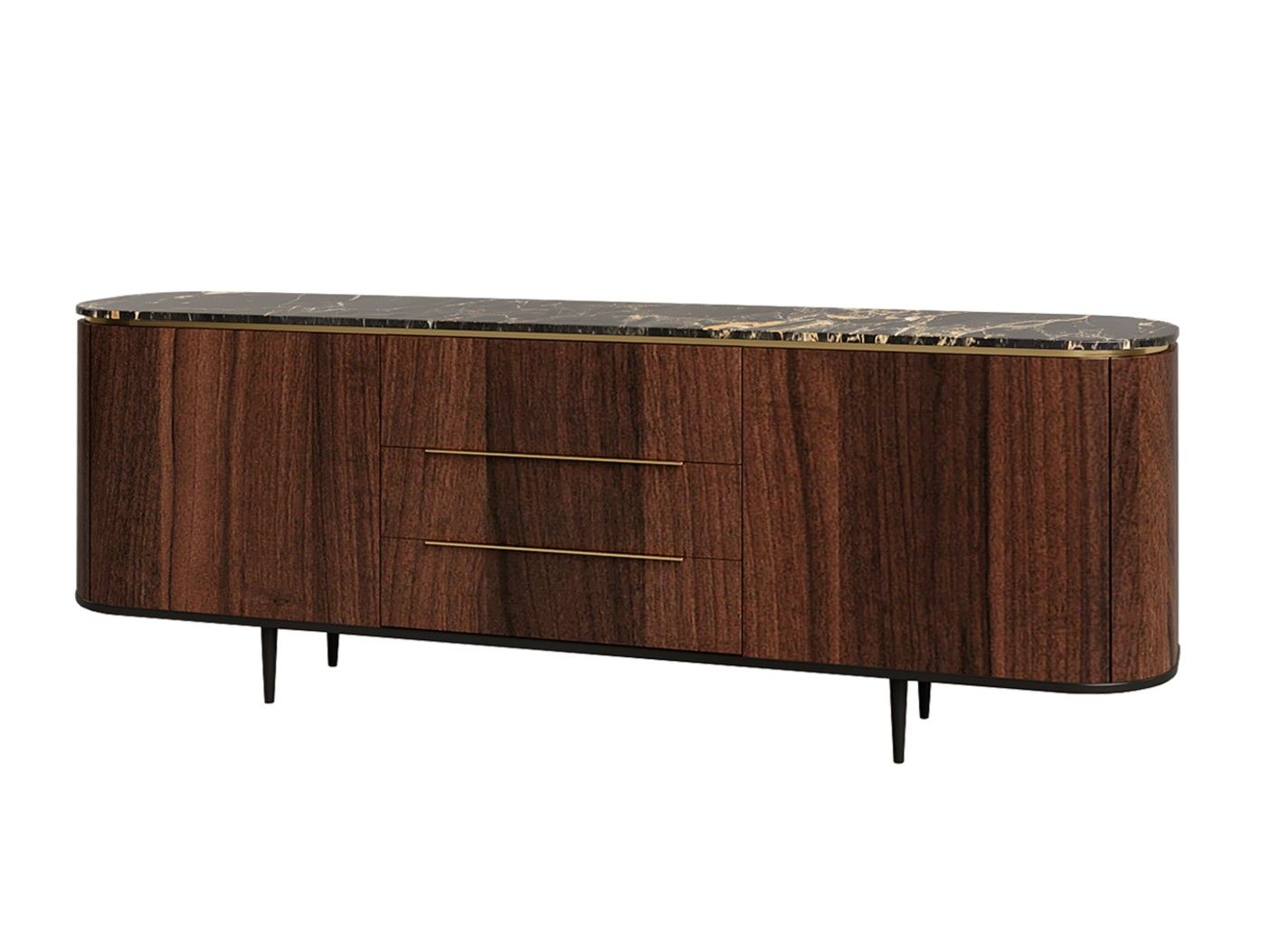 Деревянный шкаф с распашными дверцами и ящиками ANA ROQUE INTERIORS Elegance ARCH-00068136