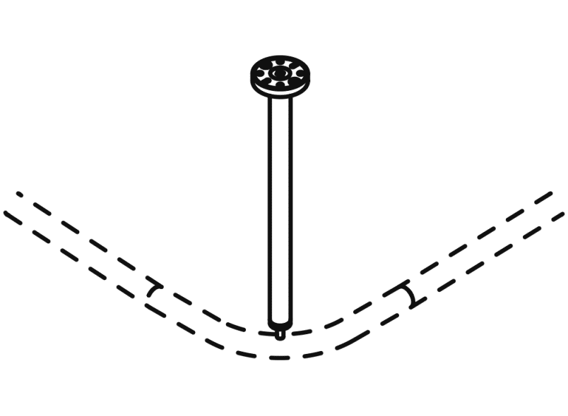 900.34.00160 потолочная подвеска HEWI System 900 - Вид №12
