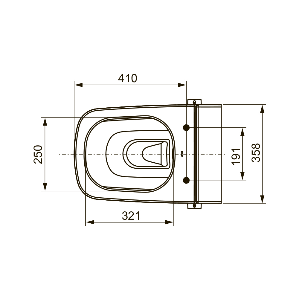 K440407.WC2 Комплекты из инсталляций, панелей смыва и унитазов one Tece  - Вид №8
