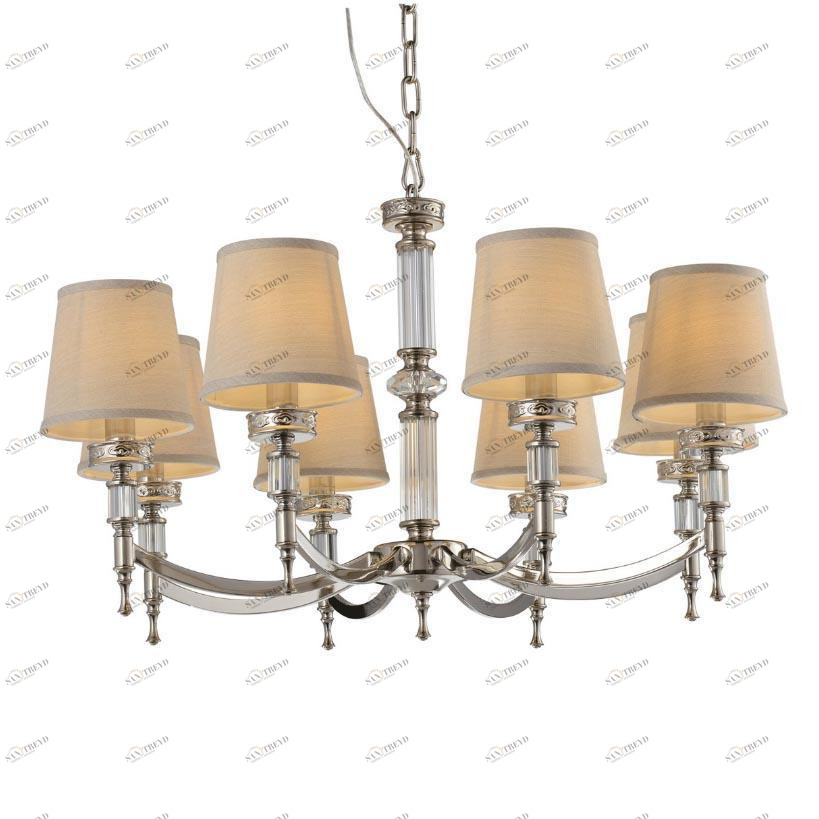 Подвесная люстра Omnilux Maranza OML-87203-08 OMNILUX ДИЗАЙНЕРСКИЕ, MARANZA 279736 Бежевый 