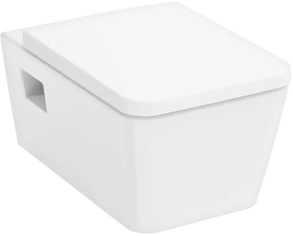 91714988 Унитаз подвесной Hansgrohe HGSET003 безободковый с сиденьем микролифт STLM-0990925