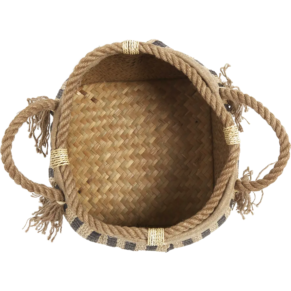 Корзина мягкая Kub HAP8547 26x26x20 см 8 л пальмовое волокно STORIDEA STLM-2013229 - Вид №2