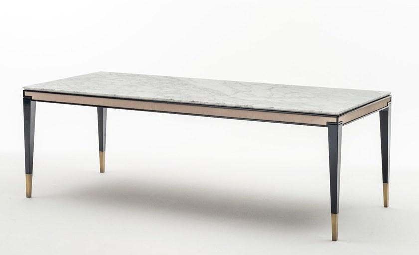 OAK Прямоугольный обеденный стол из мрамора Milano collection Sc5016 - Вид №1