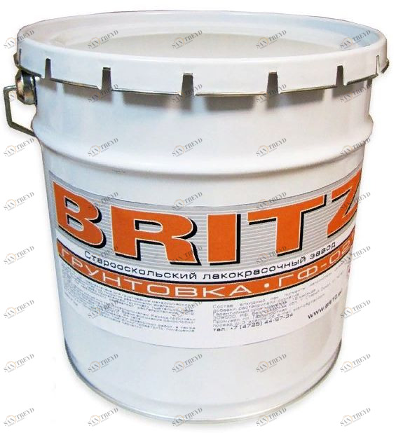 Грунтовка Britz ГФ-021 серый 20кг 6081