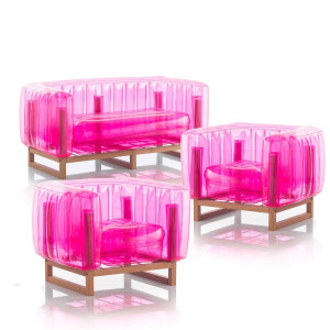 MOJOW Деревянная садовая мебель Yomi Eko Розовый SY2FY1CYCB06RC