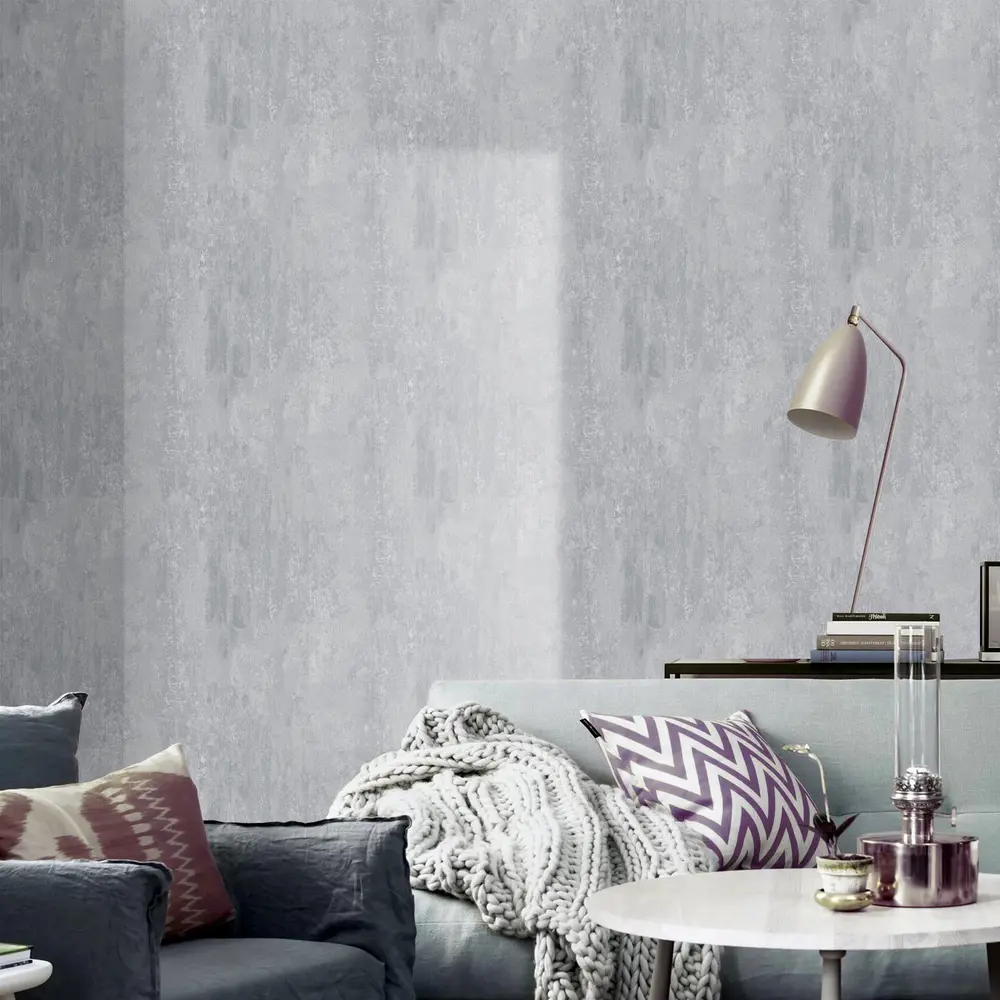 Обои флизелиновые KREAFORTA Loft серые 1.06 м 64348-13 89442120 STLM-2029528 - Вид №4