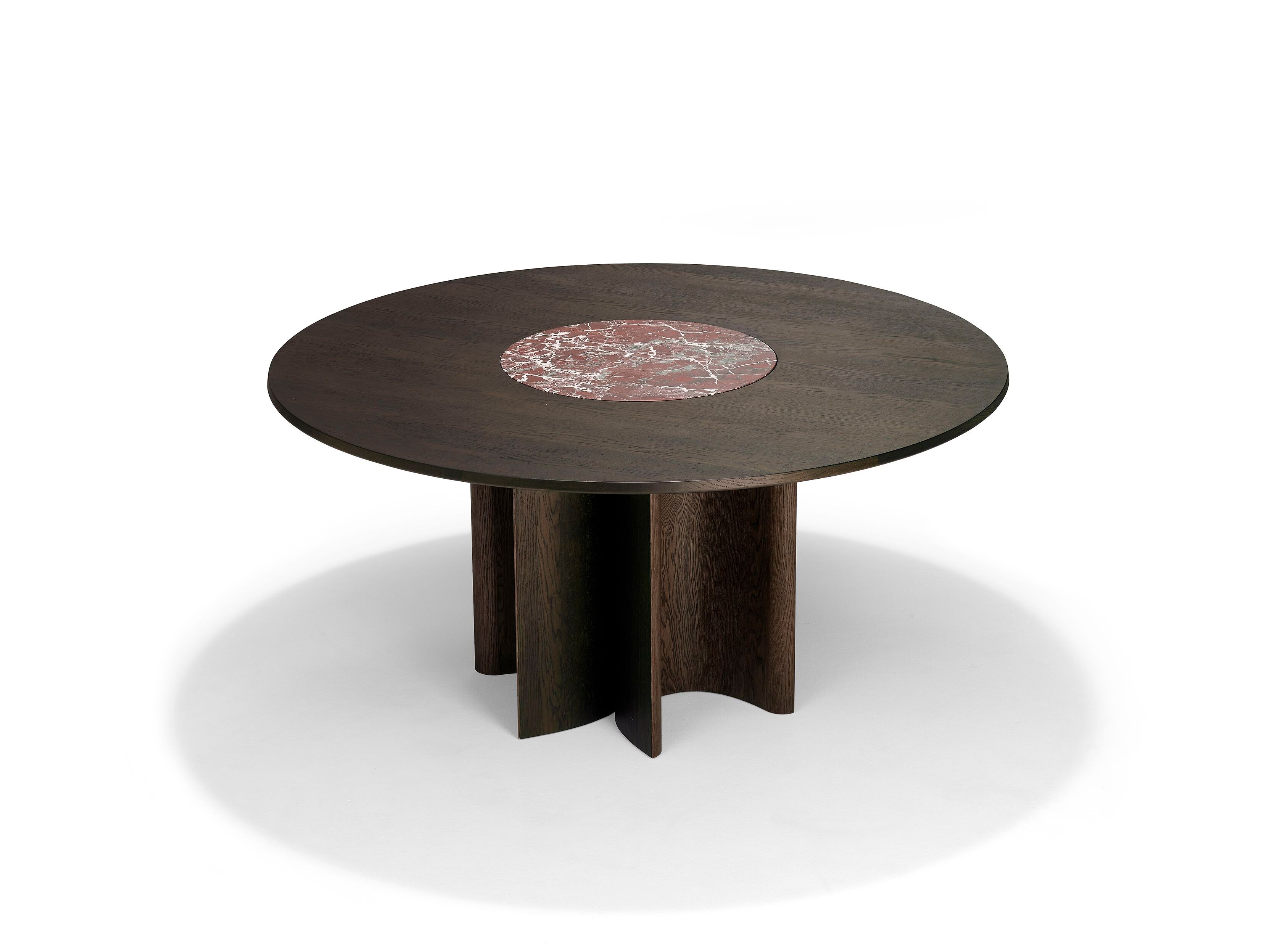 Круглый деревянный стол с Lazy Susan Linteloo SILVA ARCH-00093058 - Вид №1