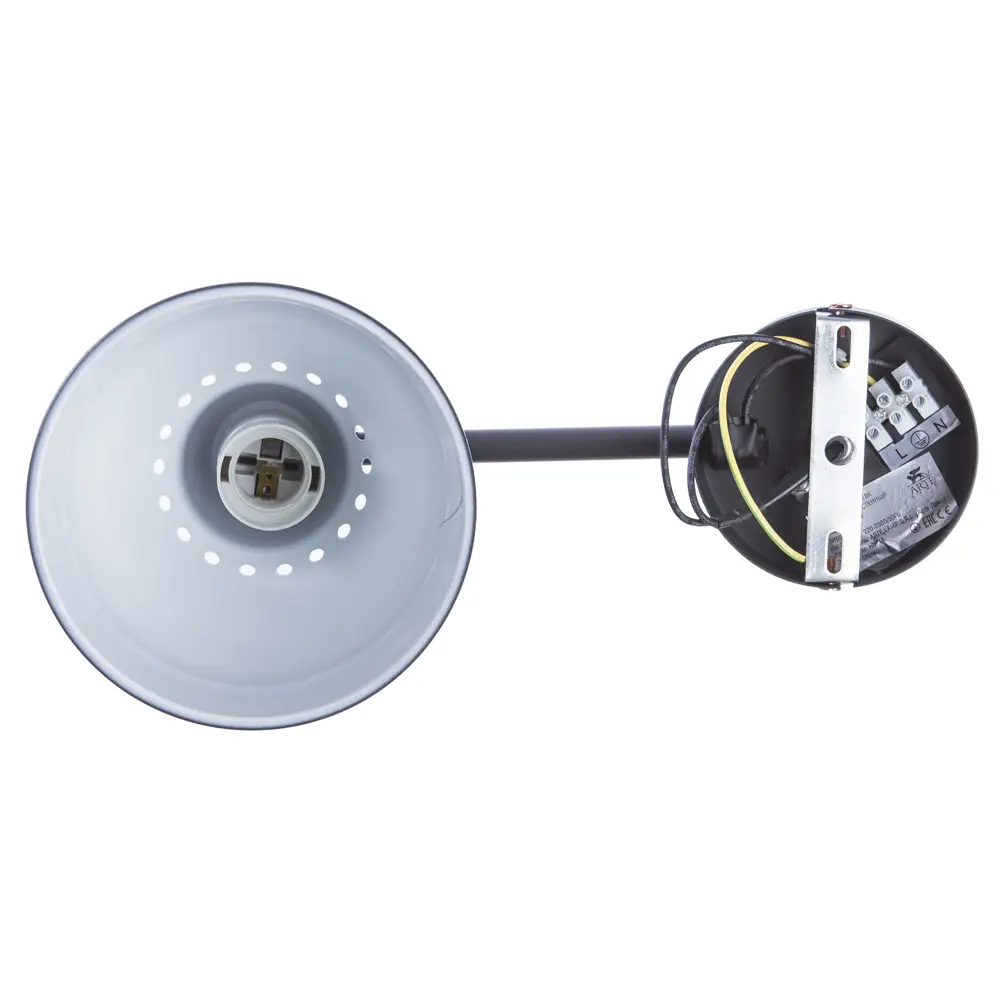 Бра Braccio 1xE27x60 Вт цвет чёрный матовый 18639005 STLM-2039578 Arte Lamp  - Вид №6