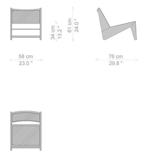 Венское кресло из массива дерева и соломы CASSINA Living ARCH-00099105 - Вид №13