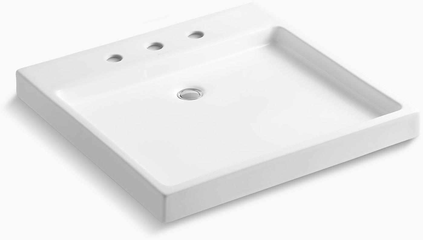 K-2314-8-0 Накладная раковина на столешницу  прямоугольная Kohler 