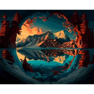 91840762 Картина по номерам Две реальности 40x50см STLM-1434201