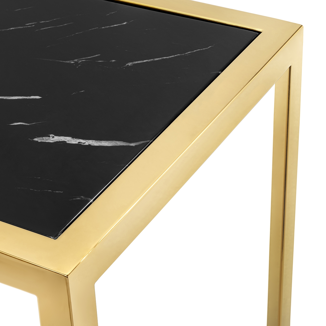 450287-93 ABHIKA КОНСОЛЬНАЯ КОРОНА ПРЯМАЯ H75 150X40 BLACK/GOLD  - Вид №8