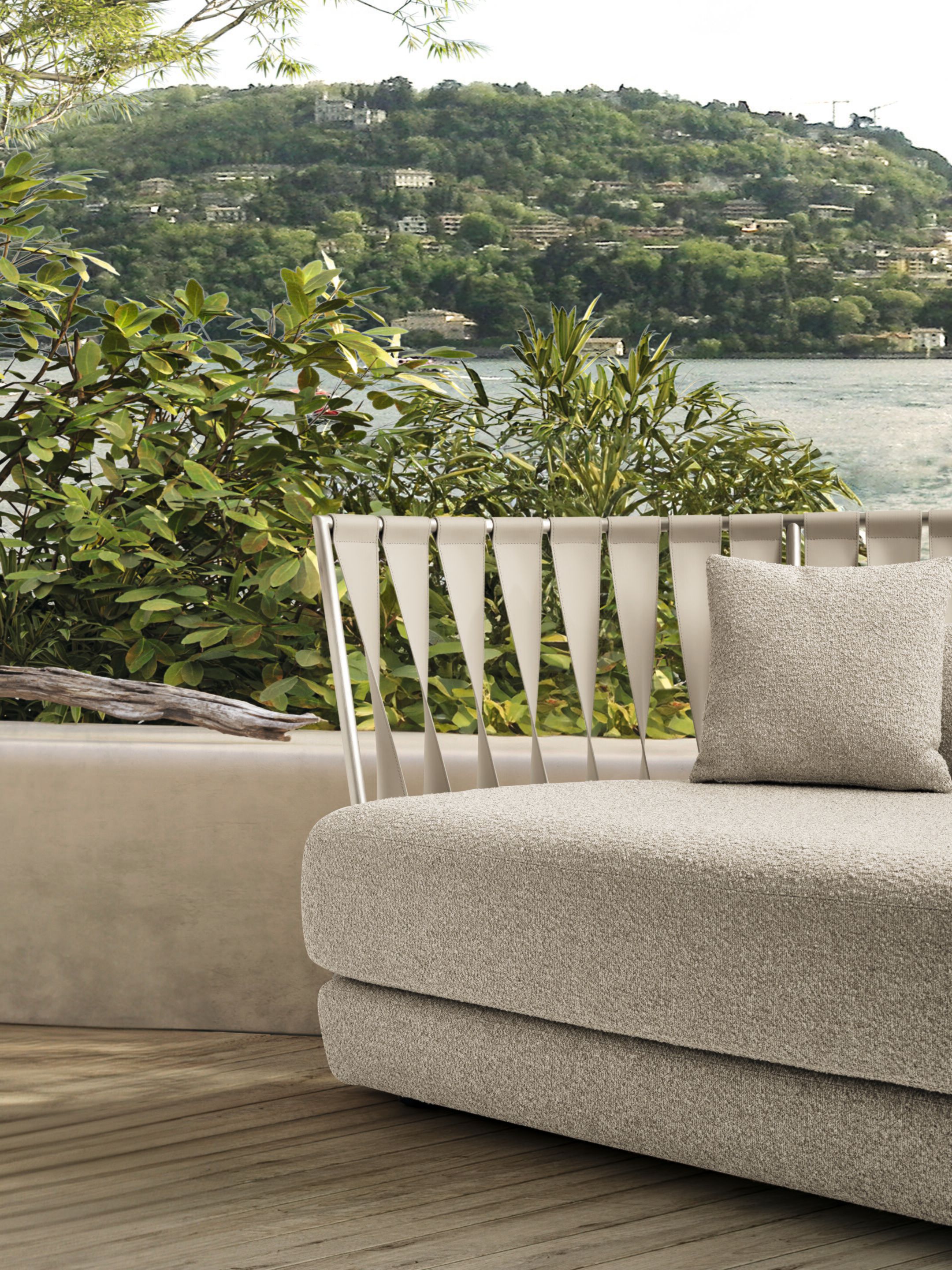 2-местный диван из искусственной кожи и ткани Cantori ARCH-00117079 - Вид №7