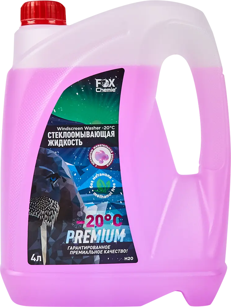83320021 Зимняя стеклоомывающая жидкость без метанола Fox Chemie -20°C 4 л STLM-0040401