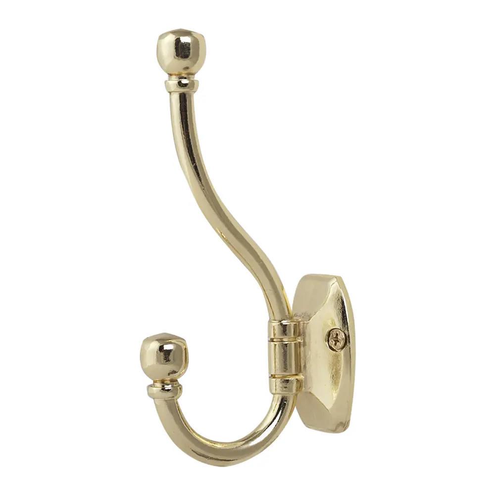 Крючок с шариком для пальто и шапки, металл, цвет золотой 10900192 STLM-2155530 LAMPLANDIA 