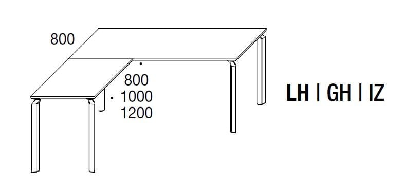 Угловой стол Martex Anyware ARCH-00018236 - Вид №3