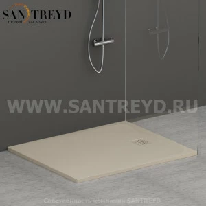 DP12100503 Душевой поддон 120х100 см цвет Жемчужина Globo DOCCIAPIETRA Италия