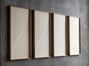 Настенная акустическая панель из переработанной ткани