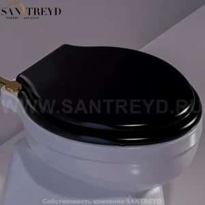 LO003D02NEROOR Крышка сиденье для унитаза Simas Londra