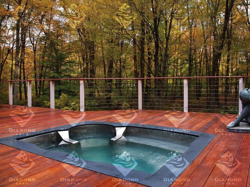 Diamond Spas Встроенная гидромассажная ванна на открытом воздухе sun-id-1481804