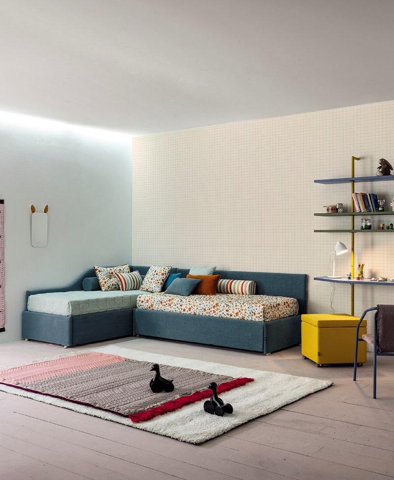 Twils Односпальная кровать с мягким изголовьем Maya sun-id-1374001 - Вид №2