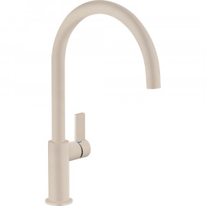 Смеситель кухонный  Franke Ambient Поворотный излив Fragranite Бежевый