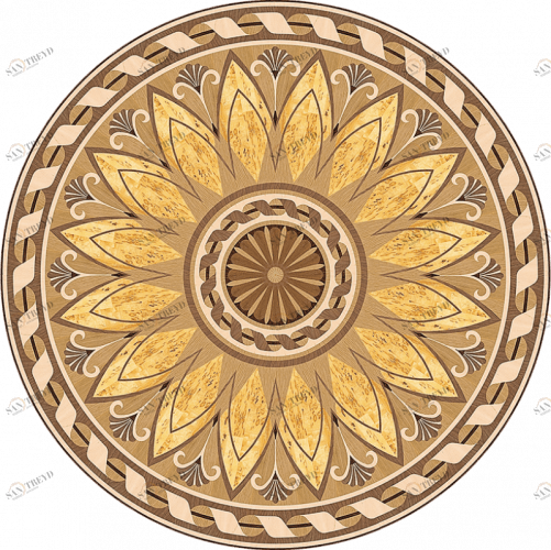 Розетка Подсолнух Русская классика 34460