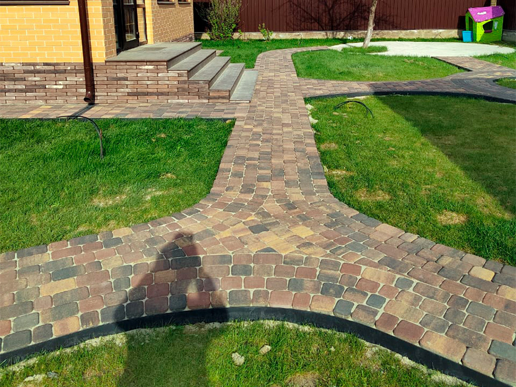 Бордюр "Стафф" 60 мм, длина 2 м ГеоПластБорд GPBST-50 - Вид №17