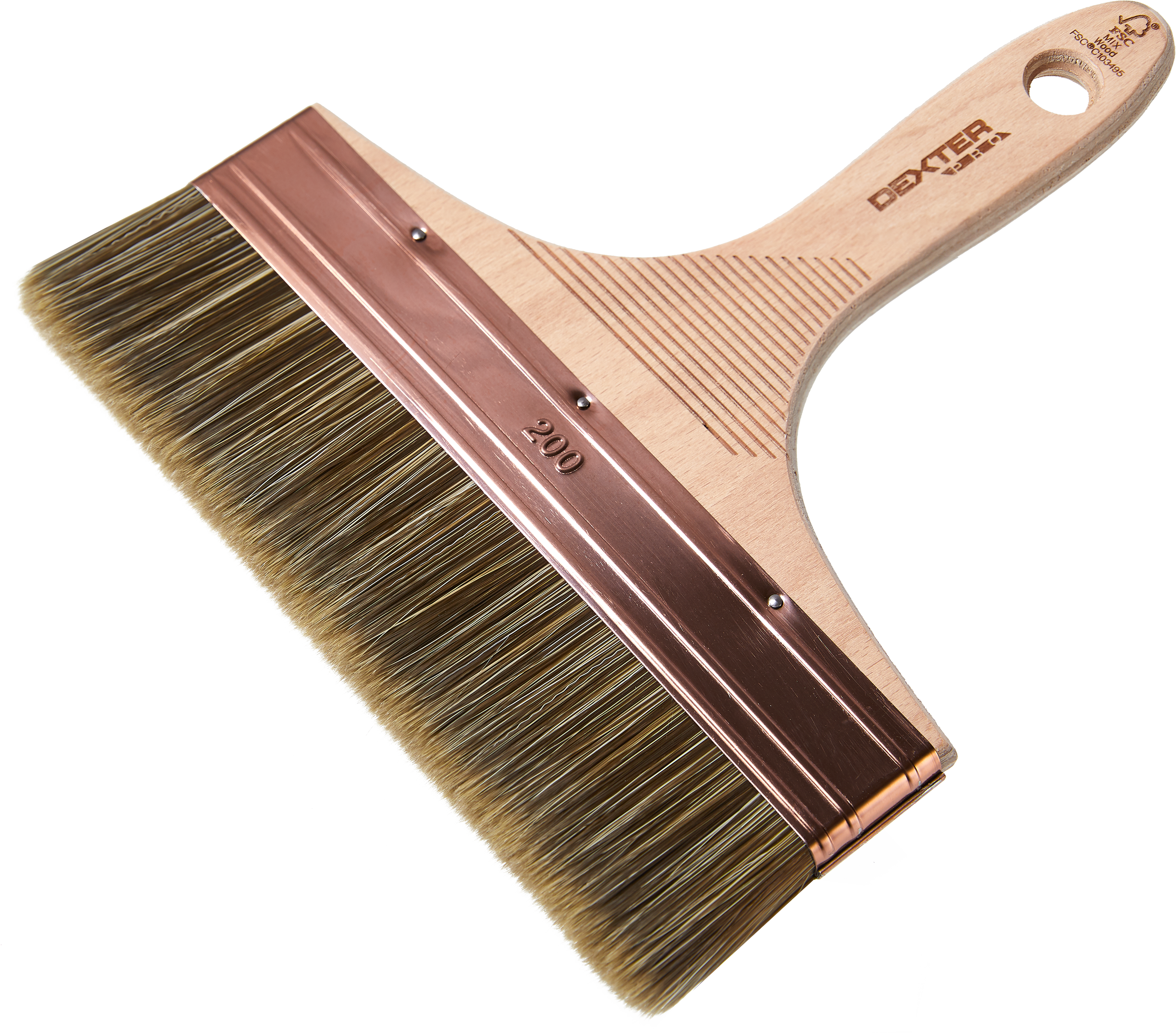 Флейцевая кисть Dexter PRO 200 мм для профессиональной отделки 82798212